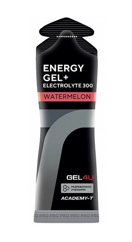 Энергетический гель с электролитами GEL4U Energy GEL 60 г арбуз