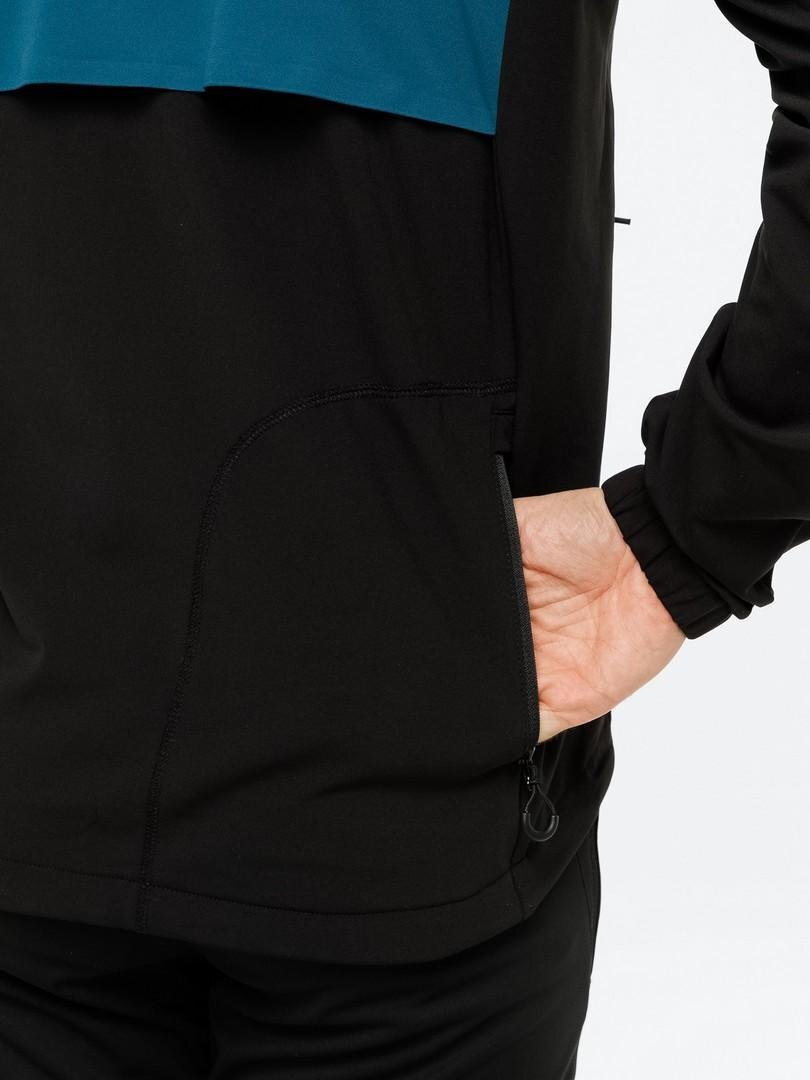 Мужская тренировочная куртка с ветрозащитой Moax Dickson Wind изумрудная - 6