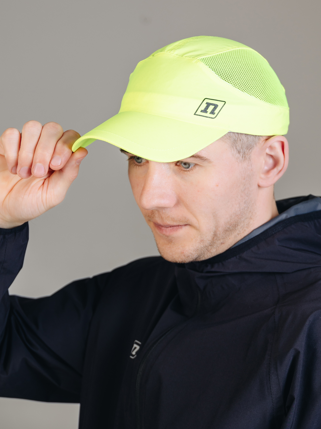 Спортивная кепка Noname Race neon yellow - 7