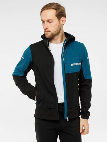 Мужская тренировочная куртка с ветрозащитой Moax Dickson Wind изумрудная