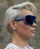 Спортивные профессиональные очки Noname Ramsau темно-синие - 4