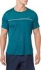 Asics Gel Cool Ss Top футболка для бега мужская бирюзовая - 1