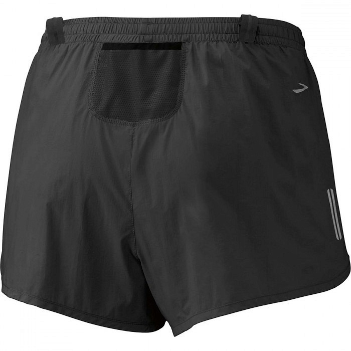 Беговые шорты женские Brooks D'Lite Racer 2.5 черные - 2