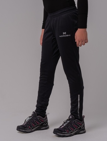 Nordski Jr Pro разминочные брюки детские black