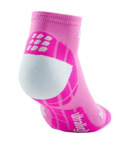 Женские ультратонкие компрессионные носки CEP розовые