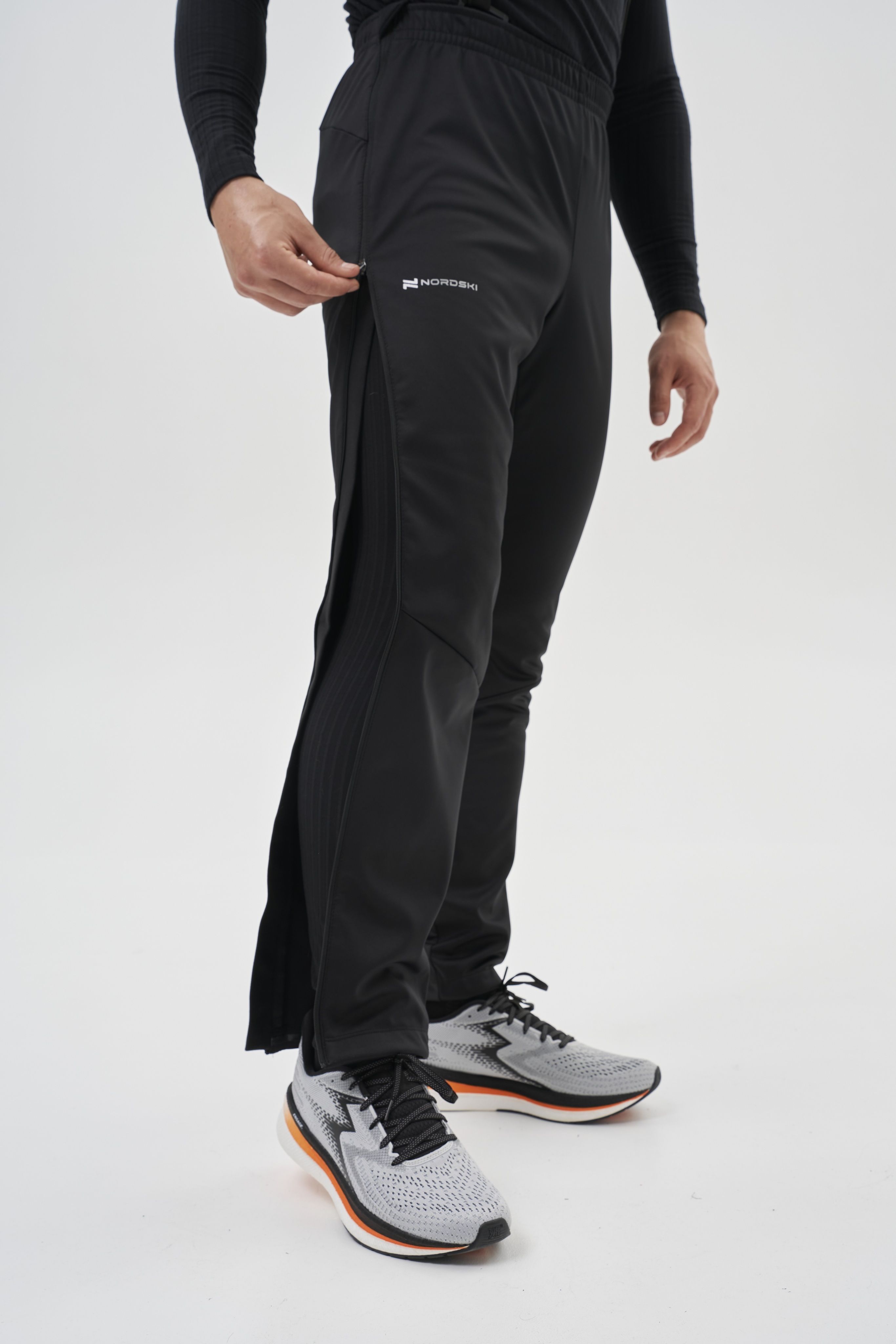 Мужской тренировочный лыжный костюм Nordski Advance lime-black - 21