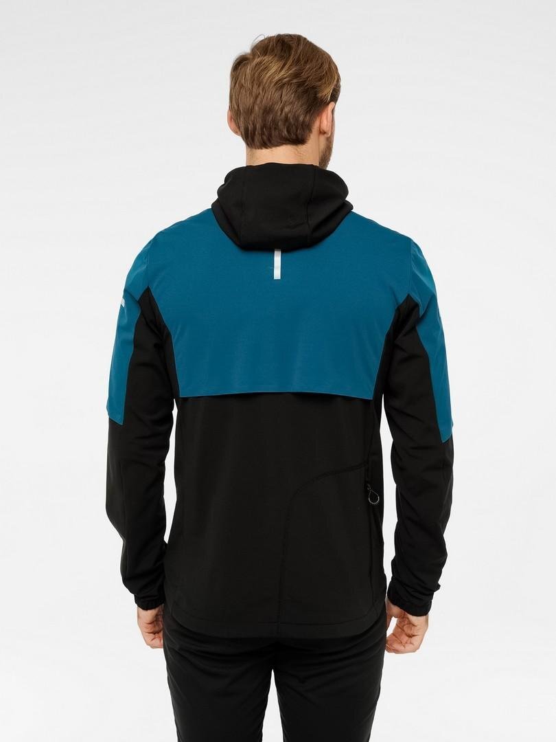 Мужская тренировочная куртка с ветрозащитой Moax Dickson Wind изумрудная - 4