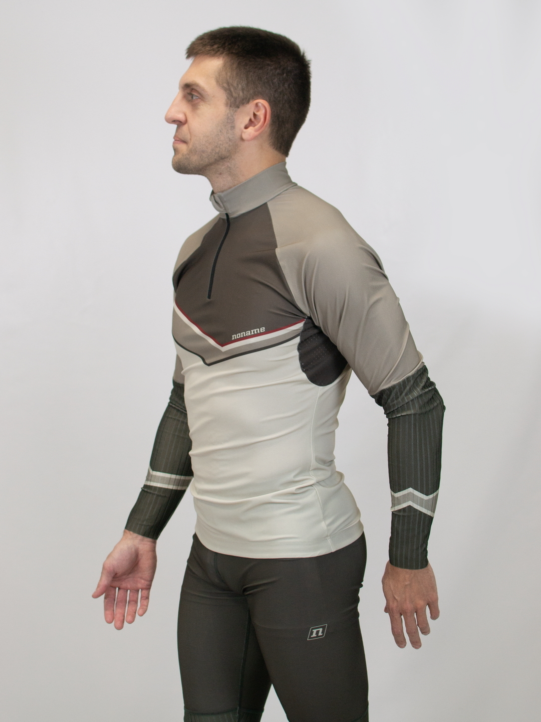 Лыжный гоночный костюм Noname Unstoppable Racing Suit 25 UX черно-бежевый - 4