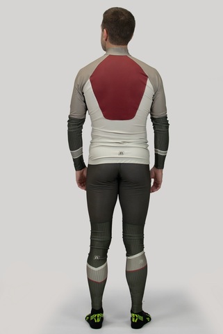 Лыжный гоночный костюм Noname Unstoppable Racing Suit 25 UX черно-бежевый