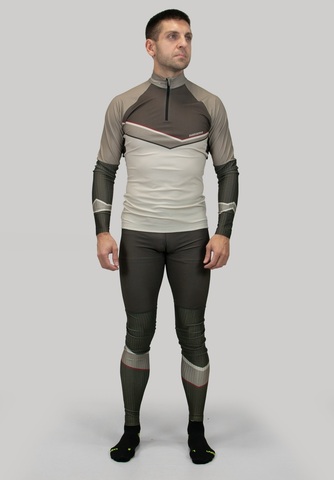 Лыжный гоночный костюм Noname Unstoppable Racing Suit 25 UX черно-бежевый