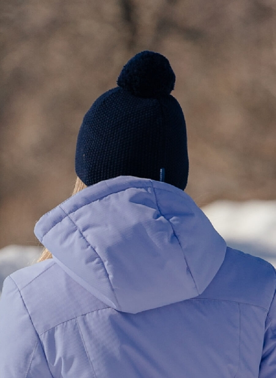 Лыжная шапка Nordski Knit темно-синяя - 7