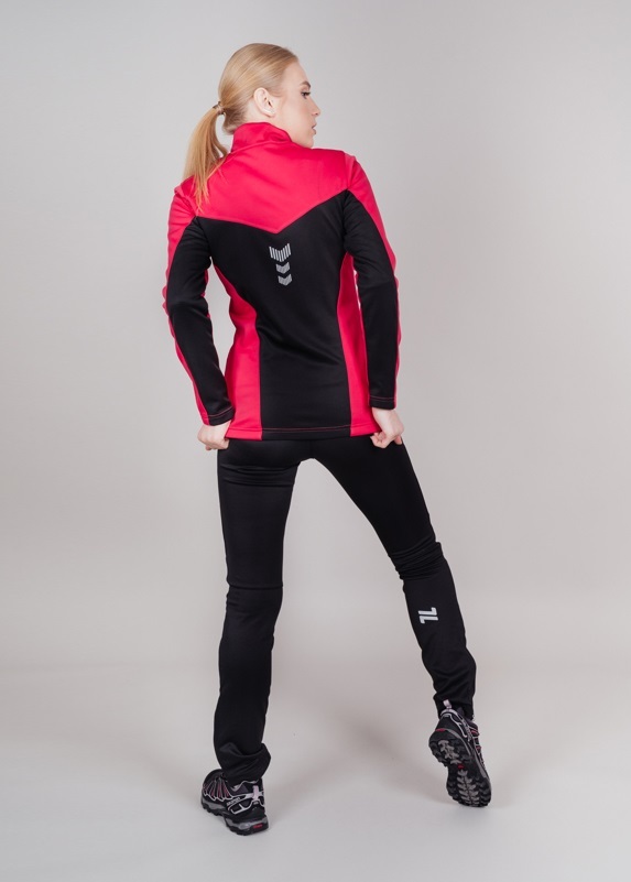 Женская утепленная разминочная куртка Nordski Base pink - 5
