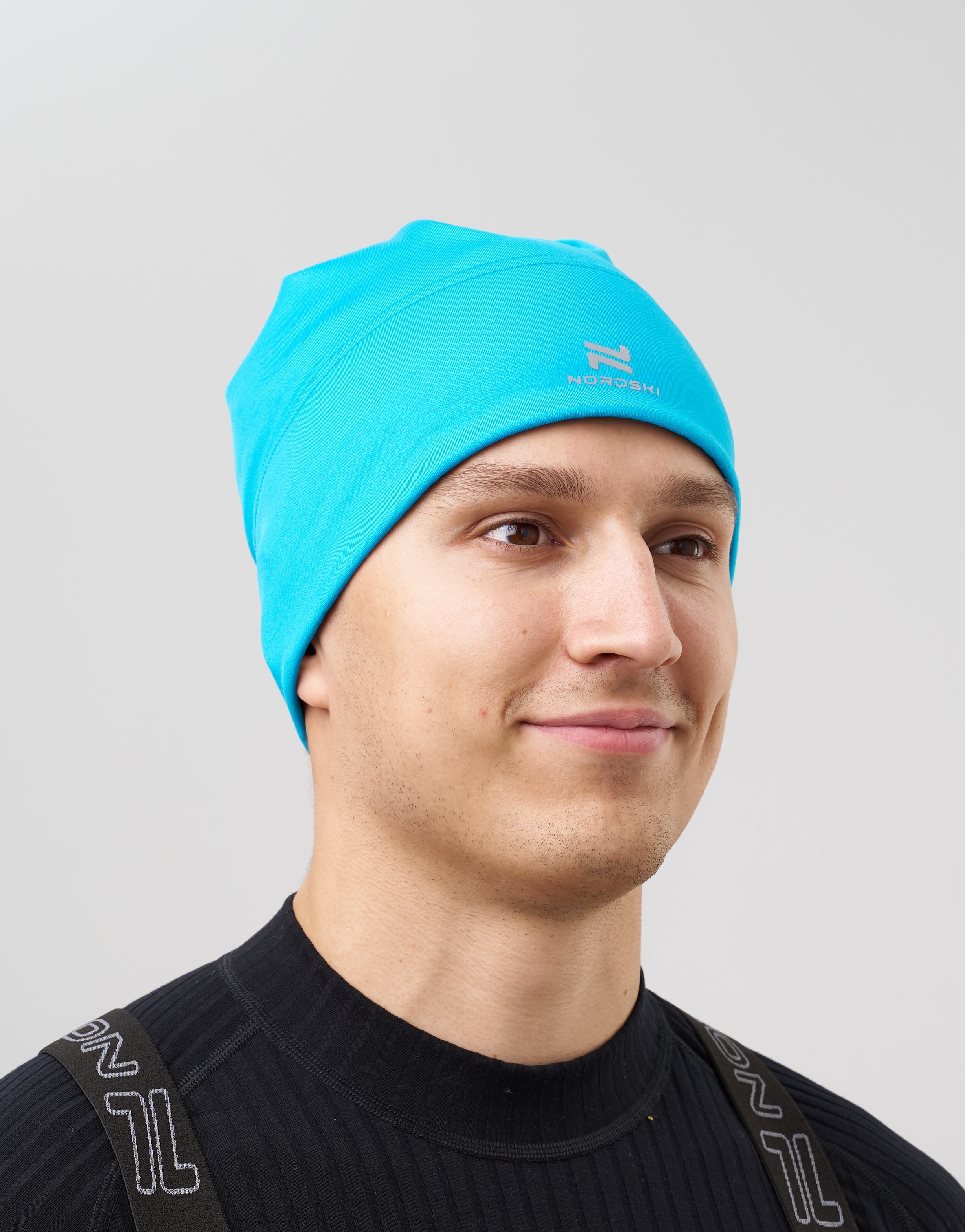 Тренировочная шапка с помпоном Nordski Train light blue - 6