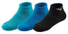 Mizuno Training Mid 3P комплект носков черные-синие - 1
