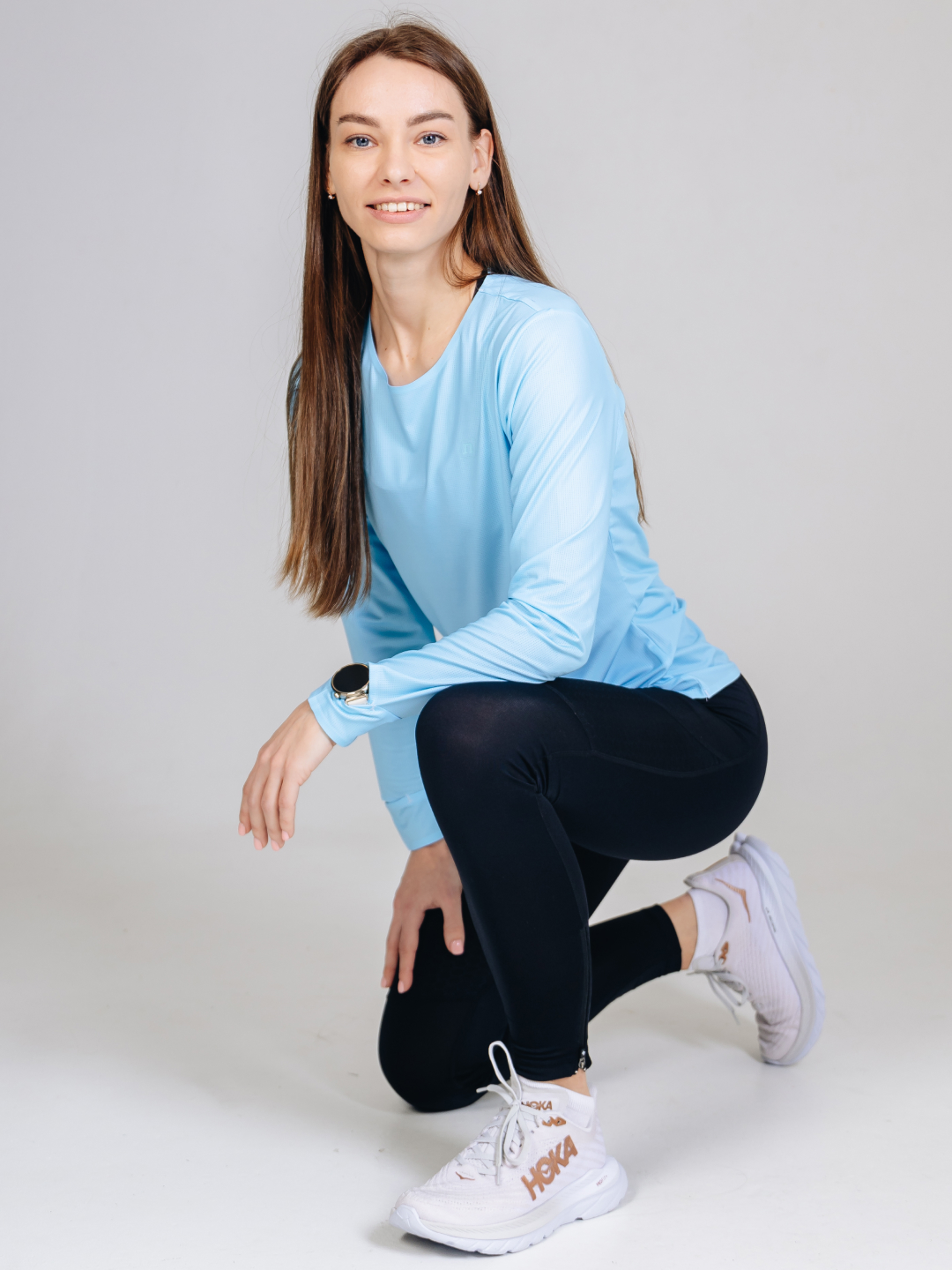 Женский комплект для тренировок Noname Comp Koio голубой-черный - 4