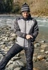 Мужская тренировочная куртка с капюшоном Nordski Hybrid Hood grey - 2