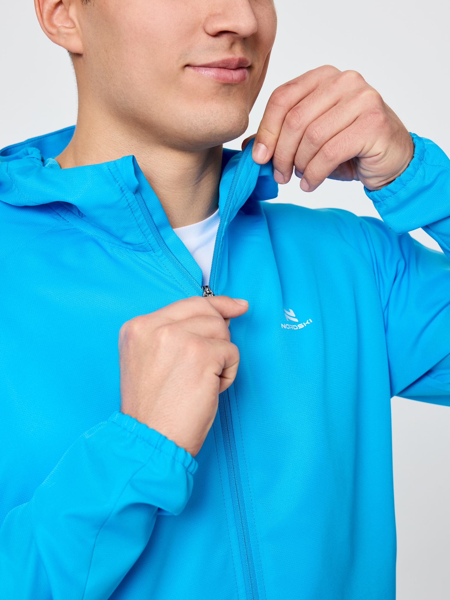 Мужской костюм для бега Nordski Runway Run light blue - 11