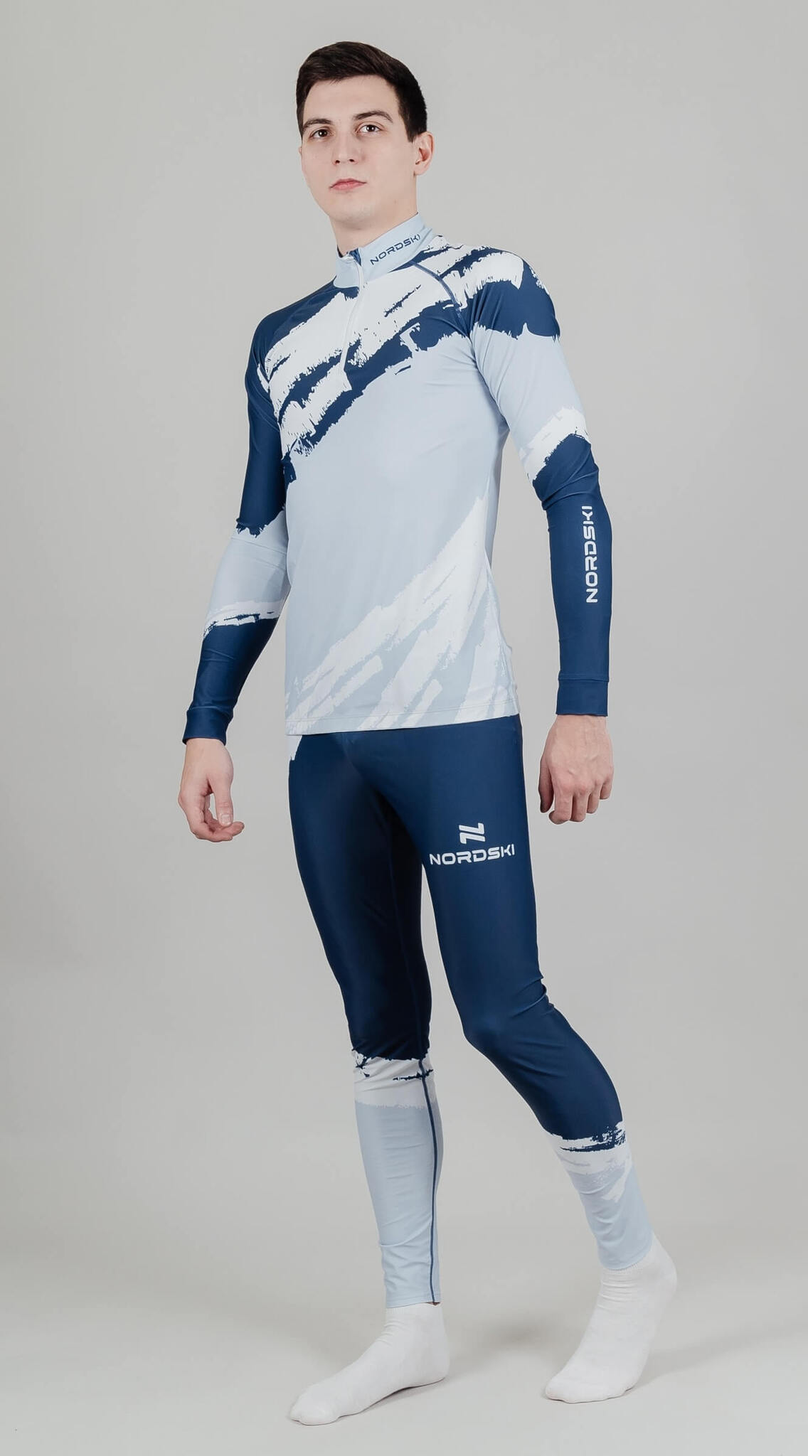 УЦЕНКА-Лыжный гоночный костюм Nordski Premium унисекс pearl blue - 3