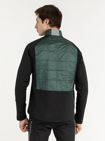 Мужская тренировочная беговая куртка Moax Tauri Stretch Fit темно-зеленая