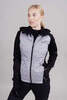 Женская тренировочная куртка с капюшоном Nordski Hybrid Hood black-grey - 1