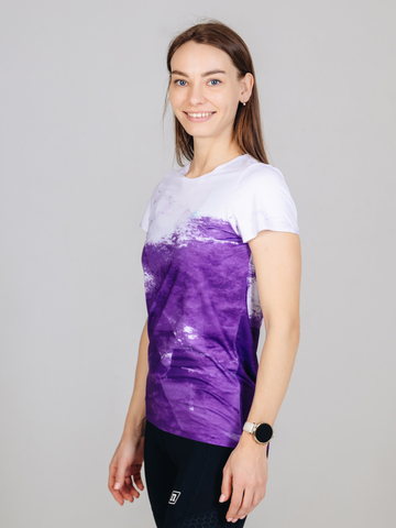Женская тренировочная футболка Noname Comp Tee T-Shirt 26 WOS light purple