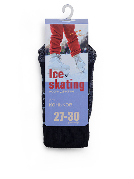 Термоноски детские Norveg Ice Skating черные - 3
