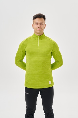 Мужской утепленный лонгслив Nordski Impulse lime