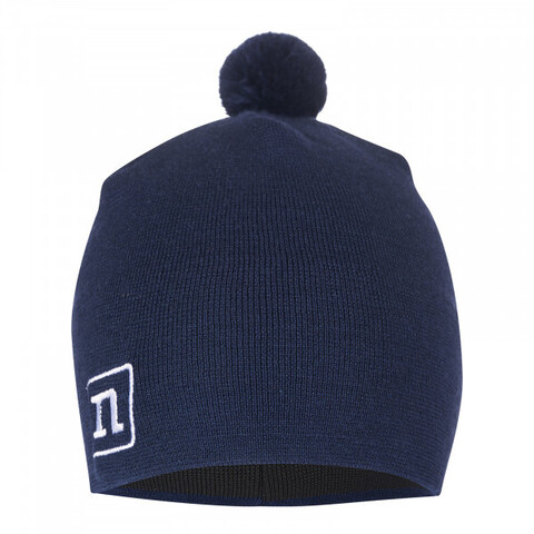 Лыжная шапка с помпоном Noname XC Knit dark blue