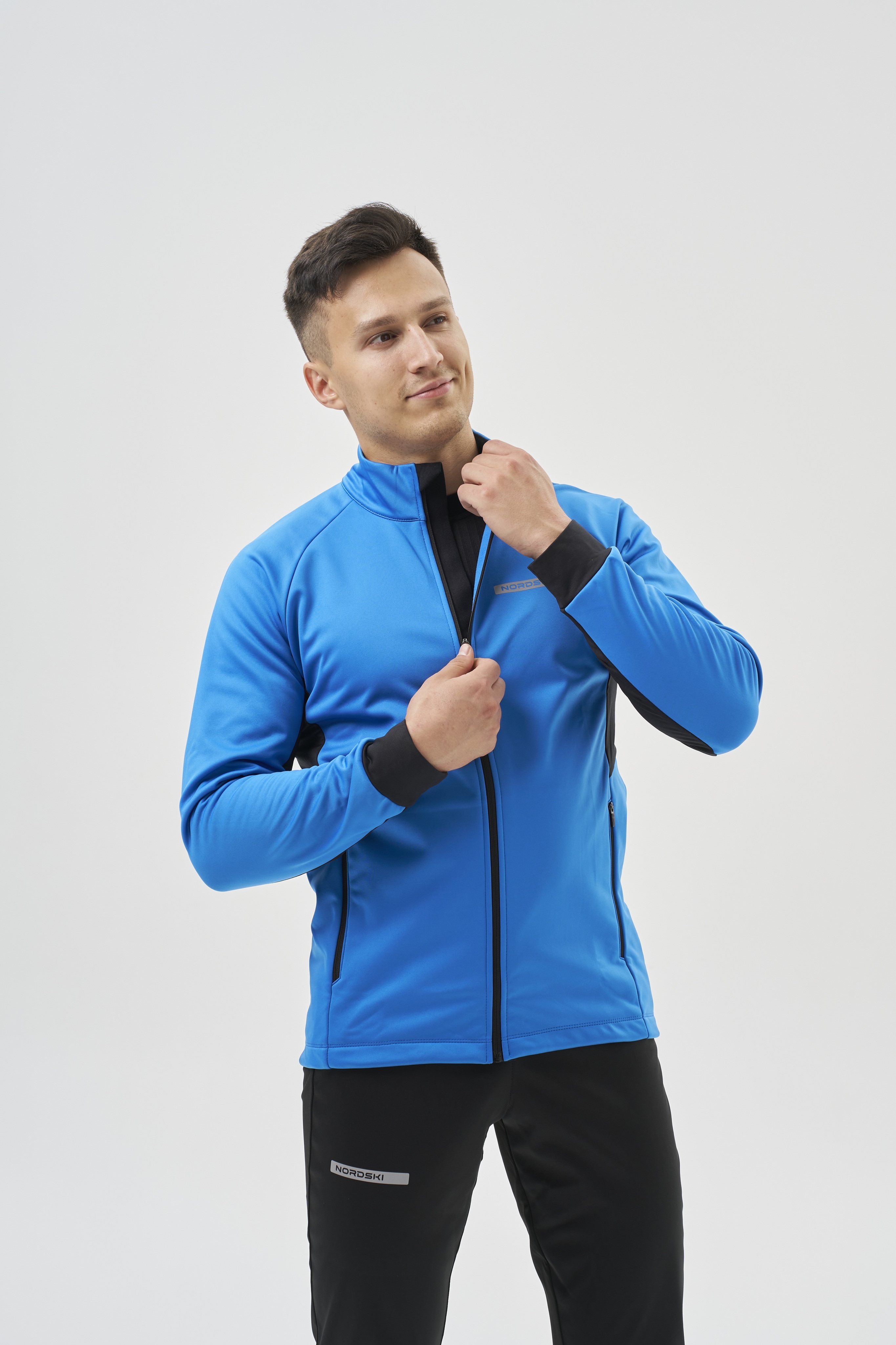 Мужской тренировочный лыжный костюм Nordski Core saphire-black - 7