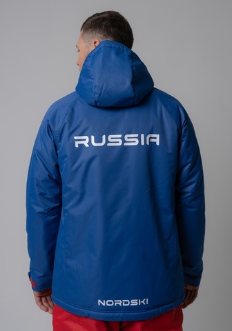 Nordski Patriot Premium утепленный лыжный костюм мужской Blue-Black