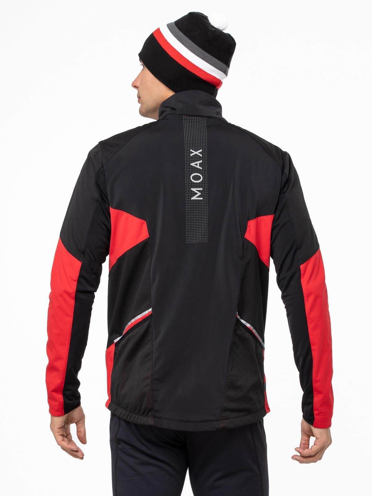Мужская лыжная куртка Moax Uhta Softshell Light красная - 3