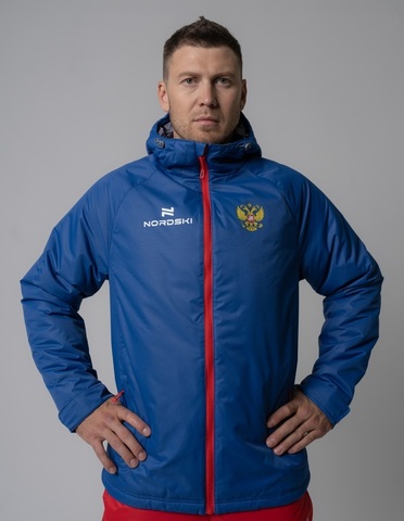 Nordski Patriot Premium утепленный лыжный костюм мужской Blue-Black