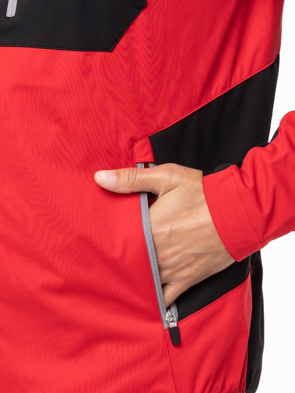 Мужская лыжная куртка Moax Uhta Softshell Light красная - 6