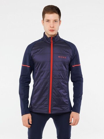Мужской тренировочный лыжный костюм Moax Tauri Stretch Fit Softshell чернильно-синий