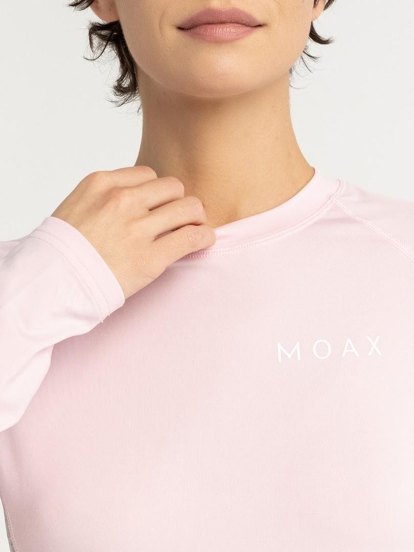 Женская терморубашка с длинным рукавом Moax Comfort Warm розовая - 6
