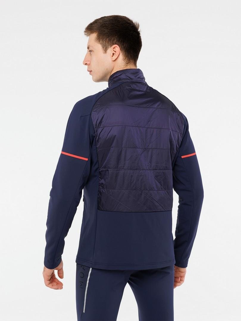 Мужской тренировочный лыжный костюм Moax Tauri Stretch Fit Softshell чернильно-синий - 4