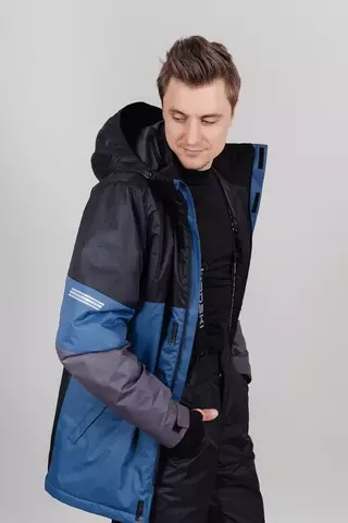 Утепленная куртка мужская Nordski Casual black-denim