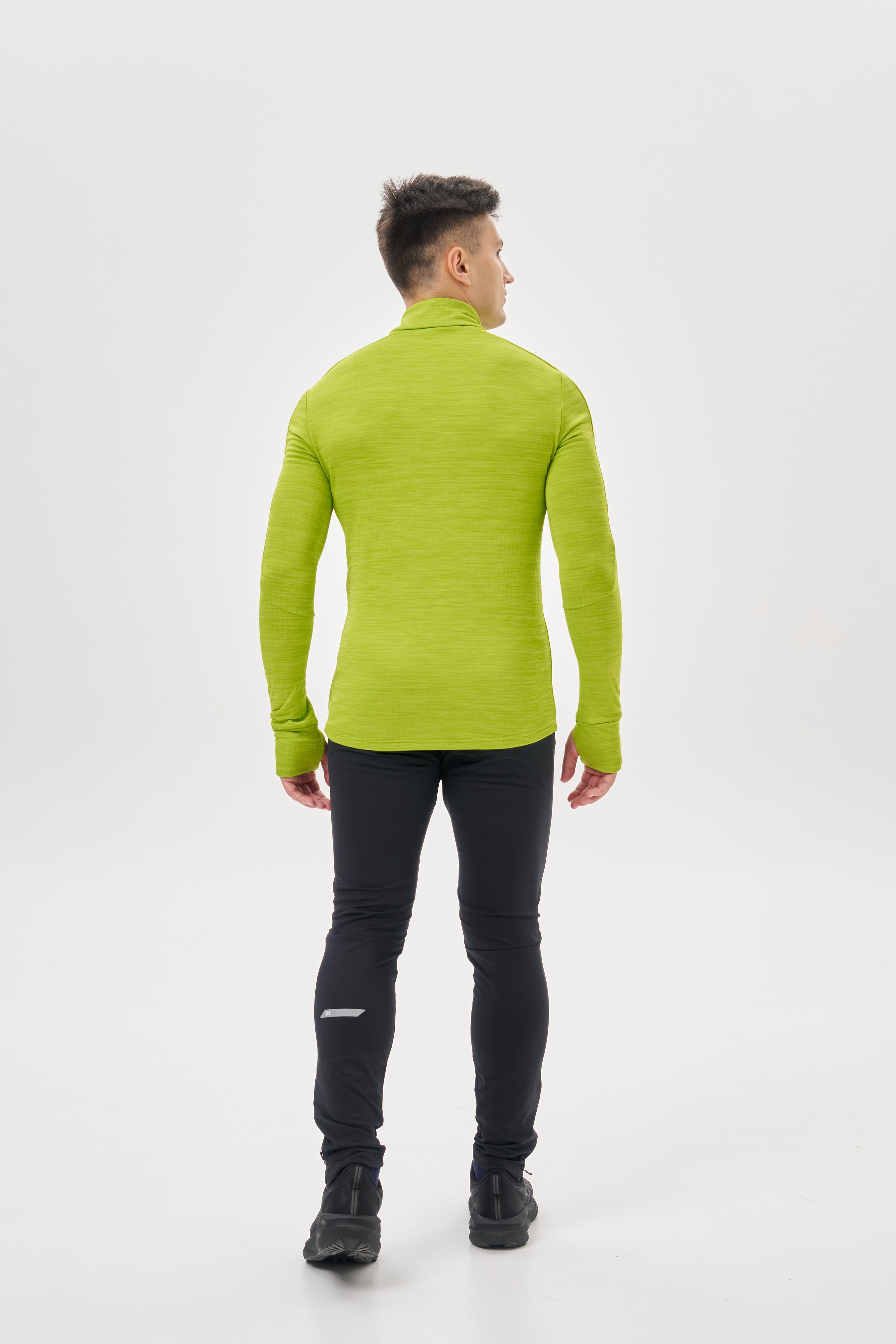 Мужской утепленный лонгслив Nordski Impulse lime - 13