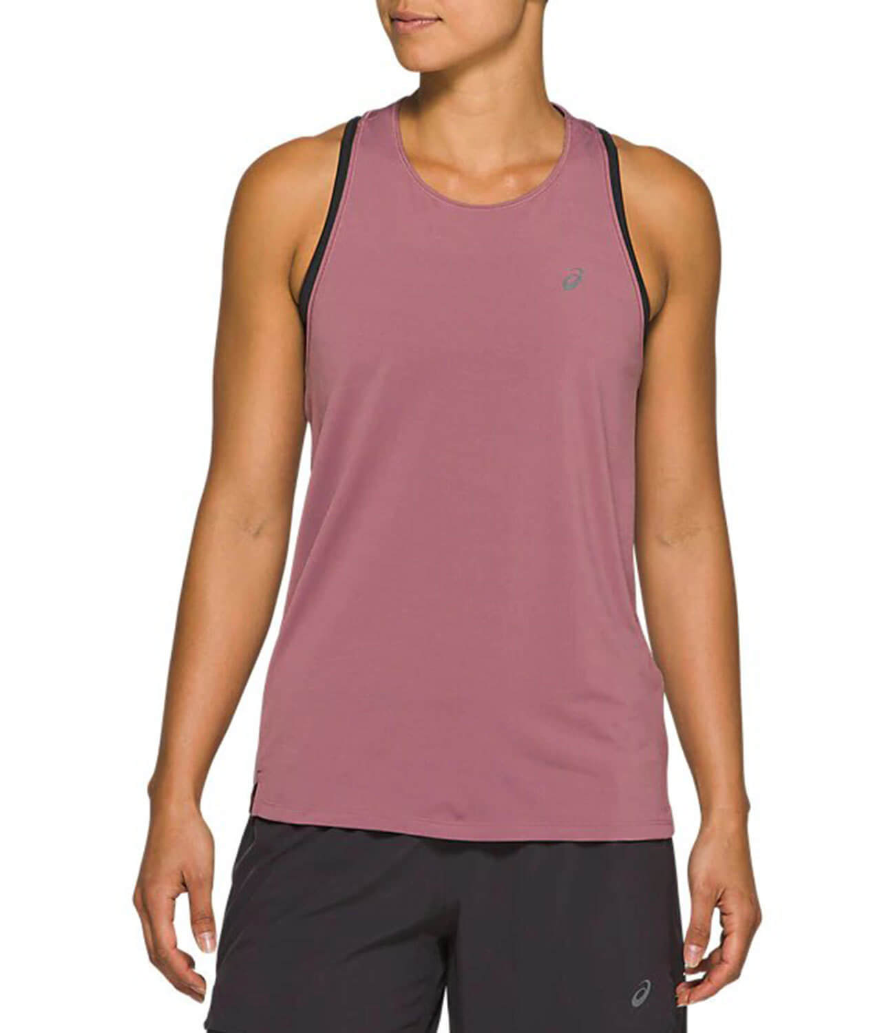 Asics Race Sleeveless беговая майка женская розовая