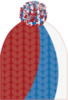 Nordski Knit лыжная шапка colour red-blue - 1