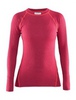 Термобелье рубашка Craft Warm Wool женская Red - 4