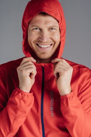 Nordski Run куртка для бега  мужская Red