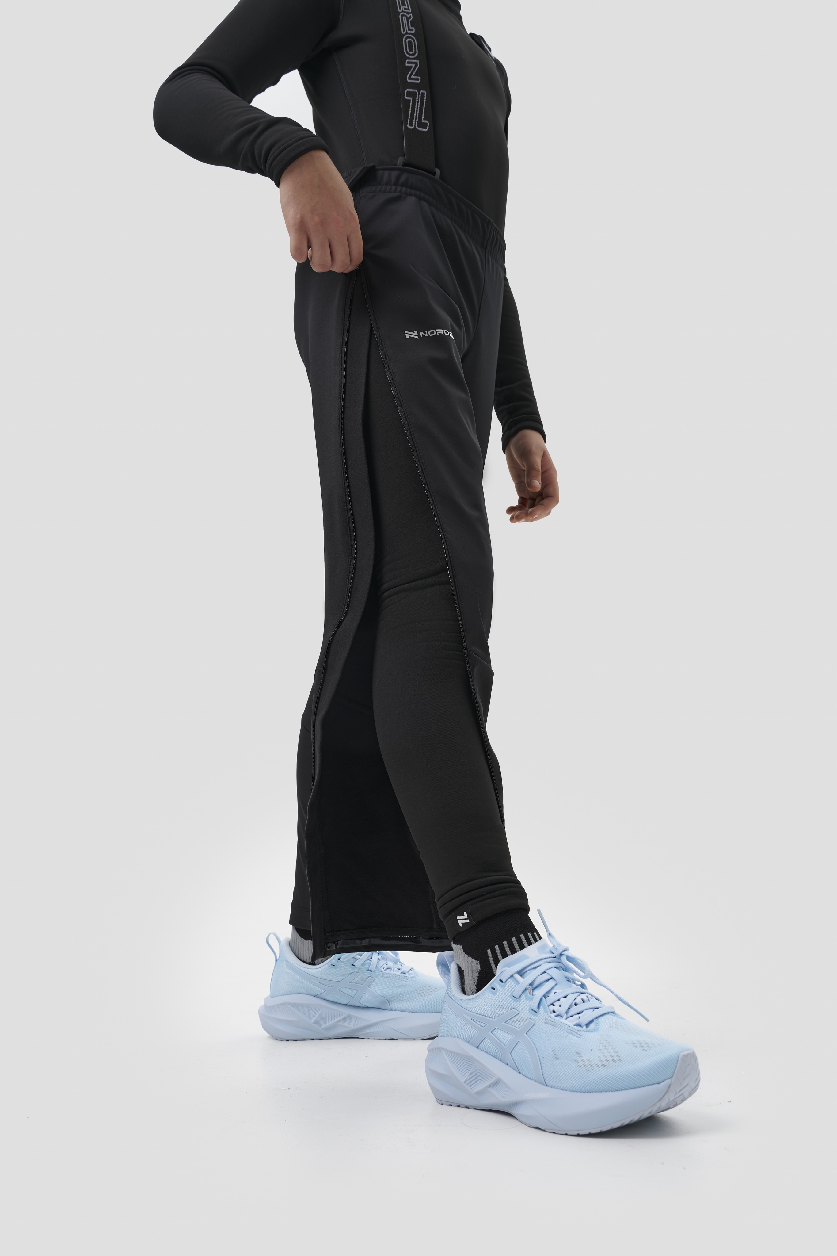 Детский тренировочный лыжный костюм Nordski Jr. Advance pink-black - 15