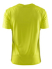 Craft Prime Run Logo мужская беговая футболка желтая - 2