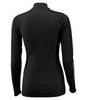 Термобелье рубашка женская Mizuno Mid Weight High Neck черная - 2