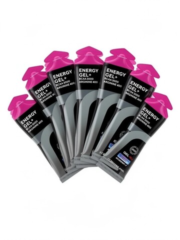 Набор энергетических гелей с ВСАА GEL4U Energy GEL + ВСАА 60 г лесные ягоды