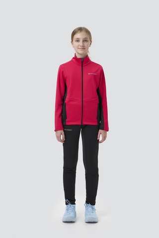 Детский тренировочный лыжный костюм Nordski Jr. Advance pink-black