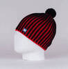 Вязаная шапка с шерстью Nordski Wool black-red - 1