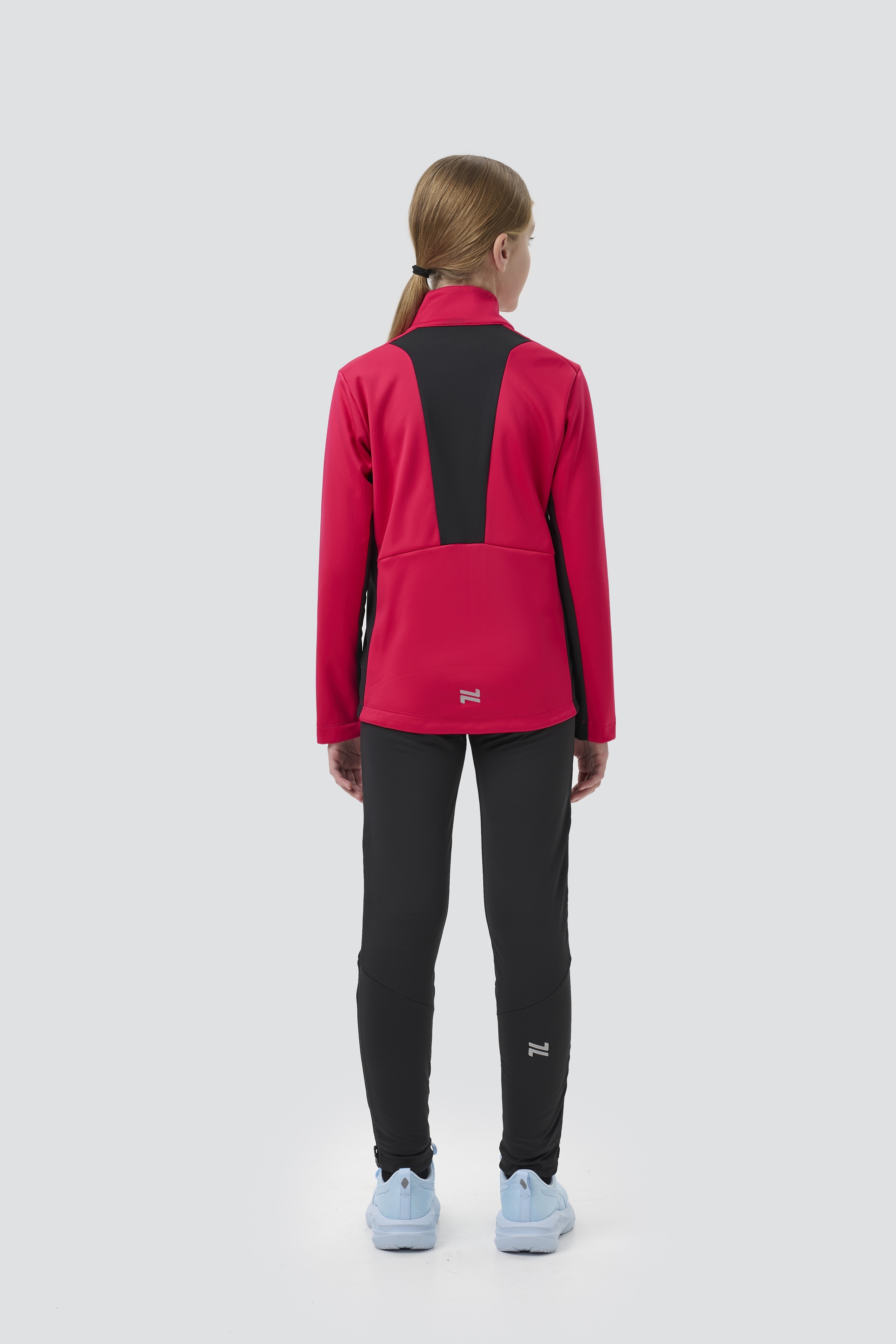 Детский тренировочный лыжный костюм Nordski Jr. Advance pink-black - 3