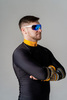 Гоночный лыжный костюм Noname On the Move Race 22 унисекс black-yellow - 4